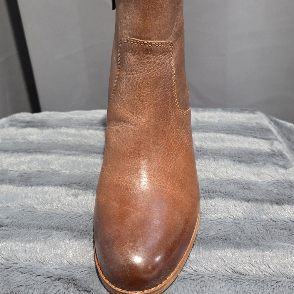 Frye Women's Wedge Brown Leather Boots
